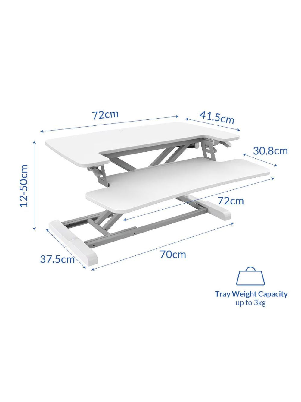 FlexiSpot Alcoveriser M7 雙層升降桌上桌 - IFCO Hong Kong