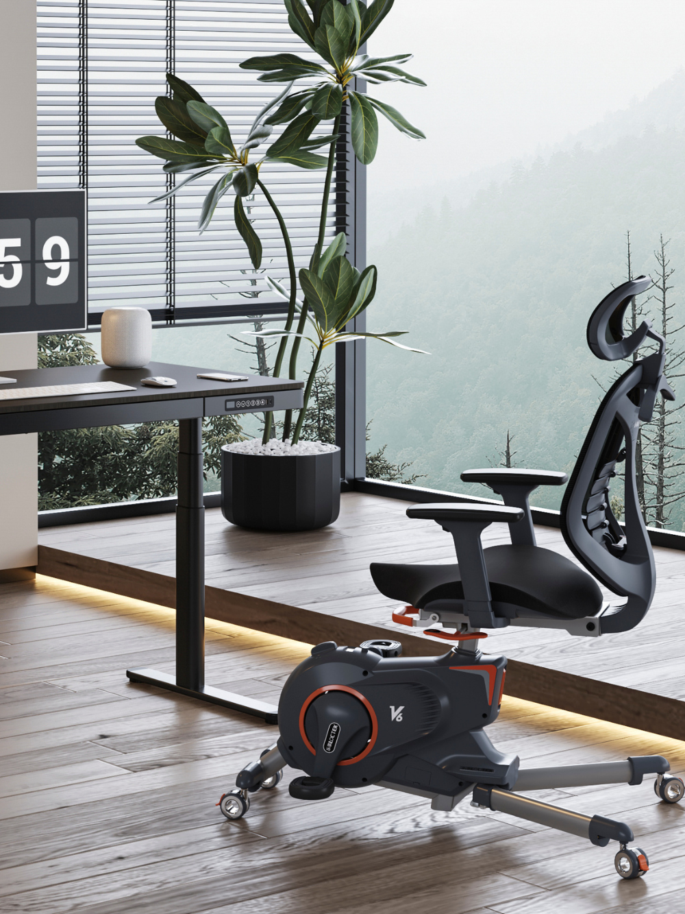 FlexiSpot Deskbike V6 Pro 辦公室健身單車椅 - IFCO Hong Kong