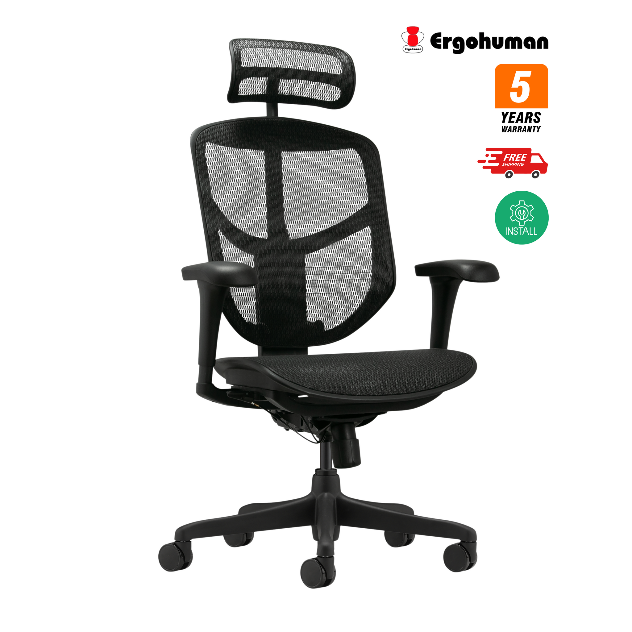 Ergohuman Enjoy Budget 人體工學辦公椅