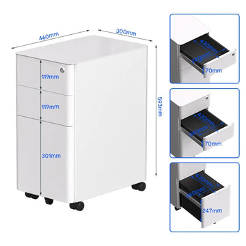 FlexiSpot RC5 迷你精鋼文件櫃