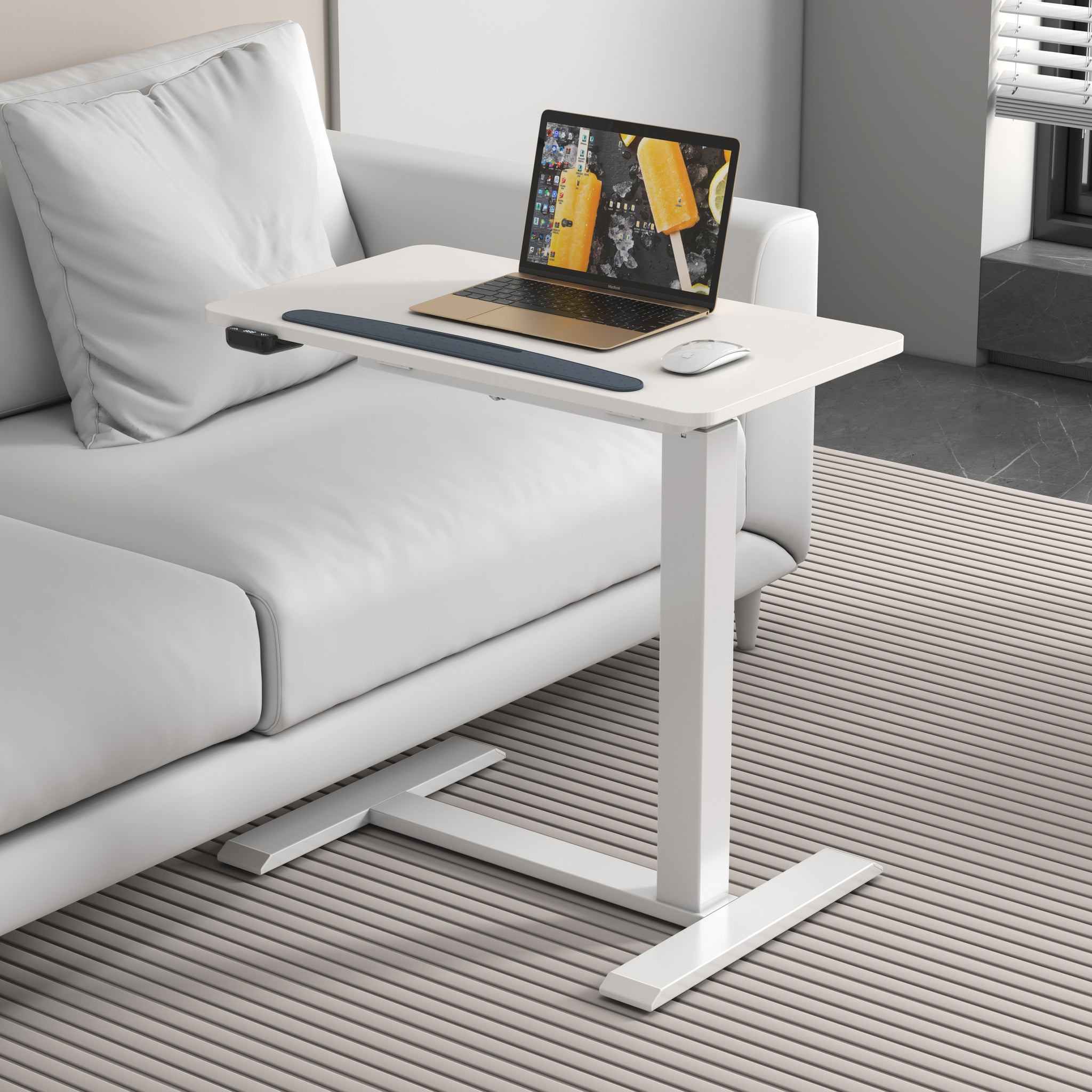 SAXON TT630 Wireless Electric Standing Side Table (70cm Width)  