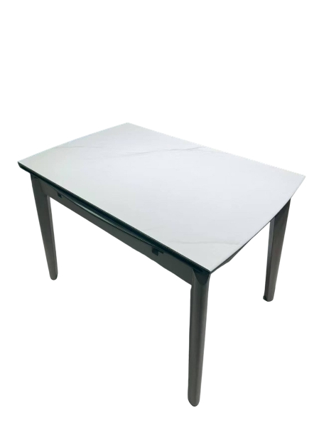Camie Tempered Glass Extendable Dining Table