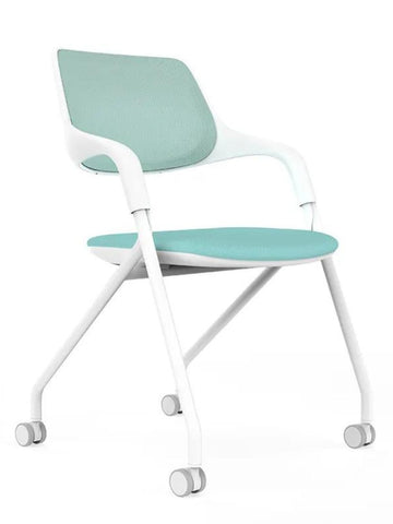 Vena Stackable Training Chair With Wheels 