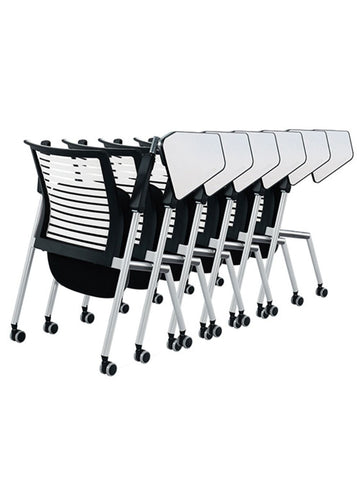 Tino Stackable Training Chair With Wheels and Writing Board