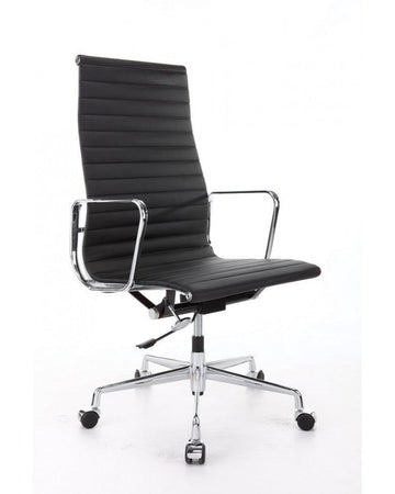 EAMES - AL High Back Office Chair (Leather Aluminum Alloy Version)